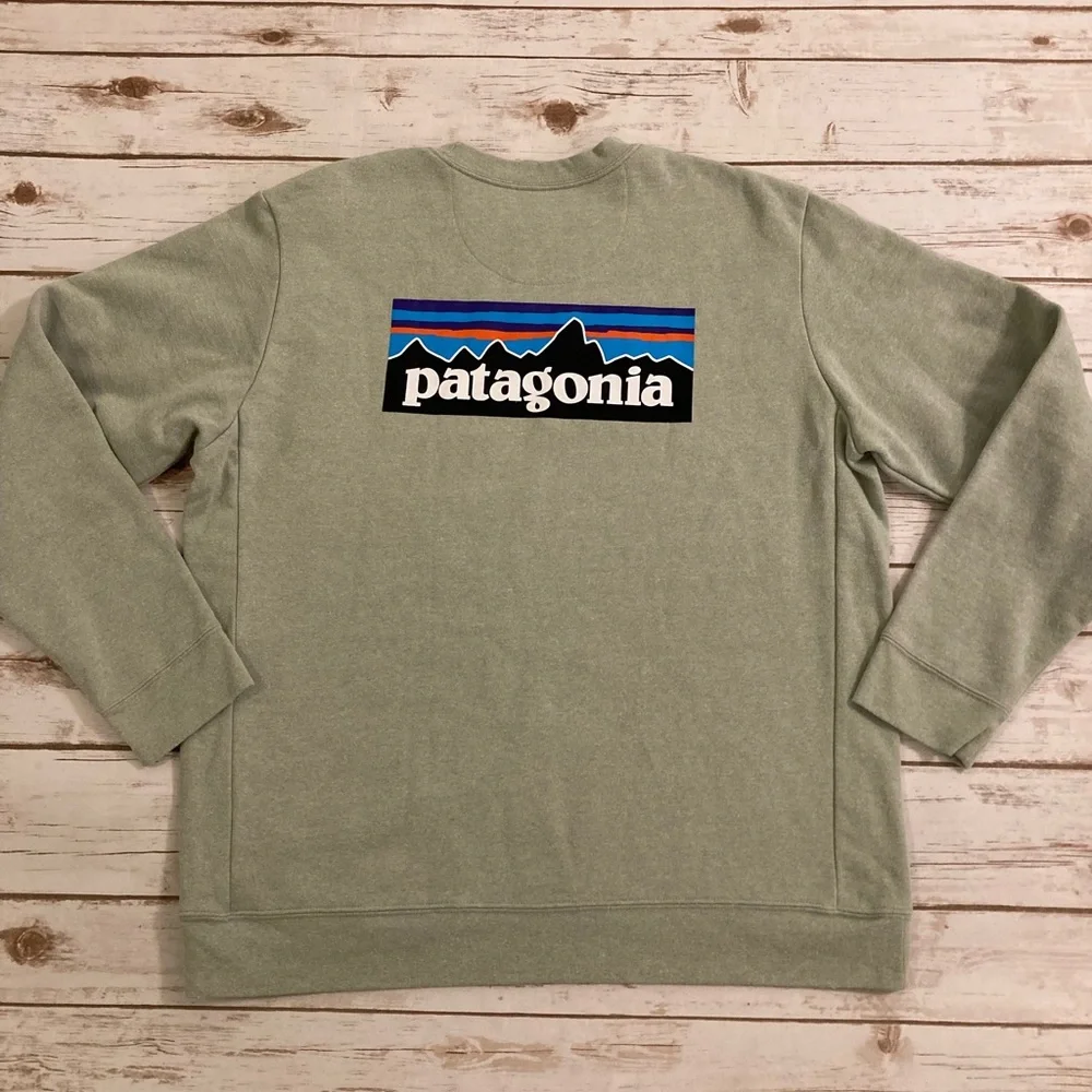 Patagonia Salvia Green Uprisal Crew Unisex Sweatshirt W XXL/M XL